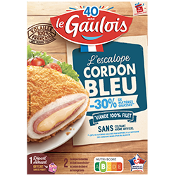 Escalope Cordon Bleu -30% Matieres Grasses